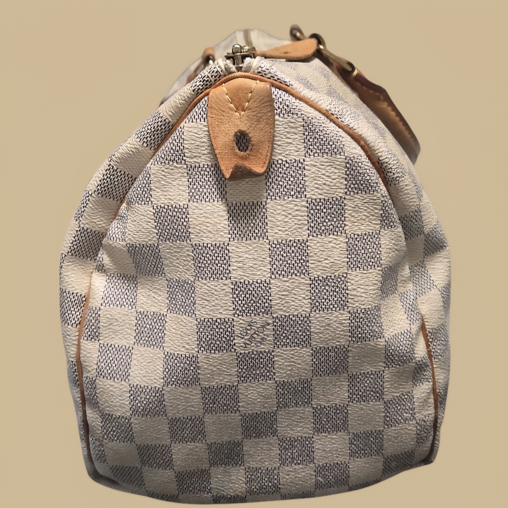 Louis Vuitton Damier Azul Speedy 30 Canvas Bag - Picture 6 of 12